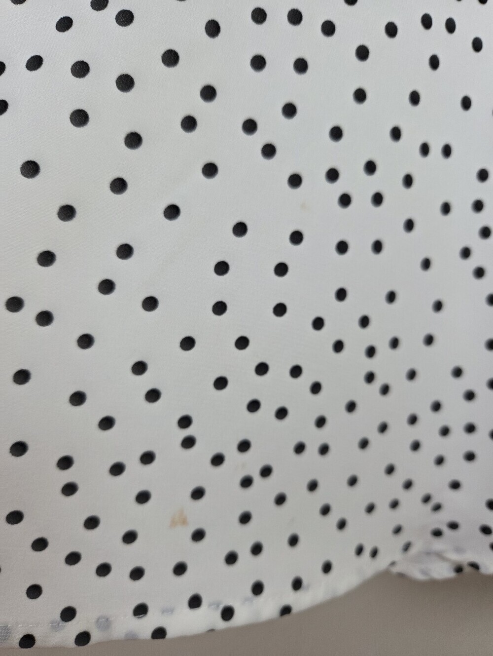 Lulus Polka Dot Lace Up Back Mini Summer Dress White Black Chic Boho Size Large - Picture 9 of 14